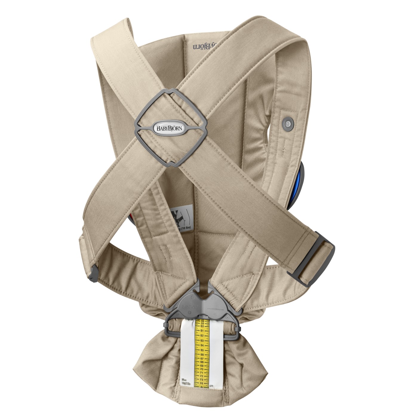 102634-MOCHILA BABYJORN MINI 3-11 KG. WOVEN BEIG(2-2)-2