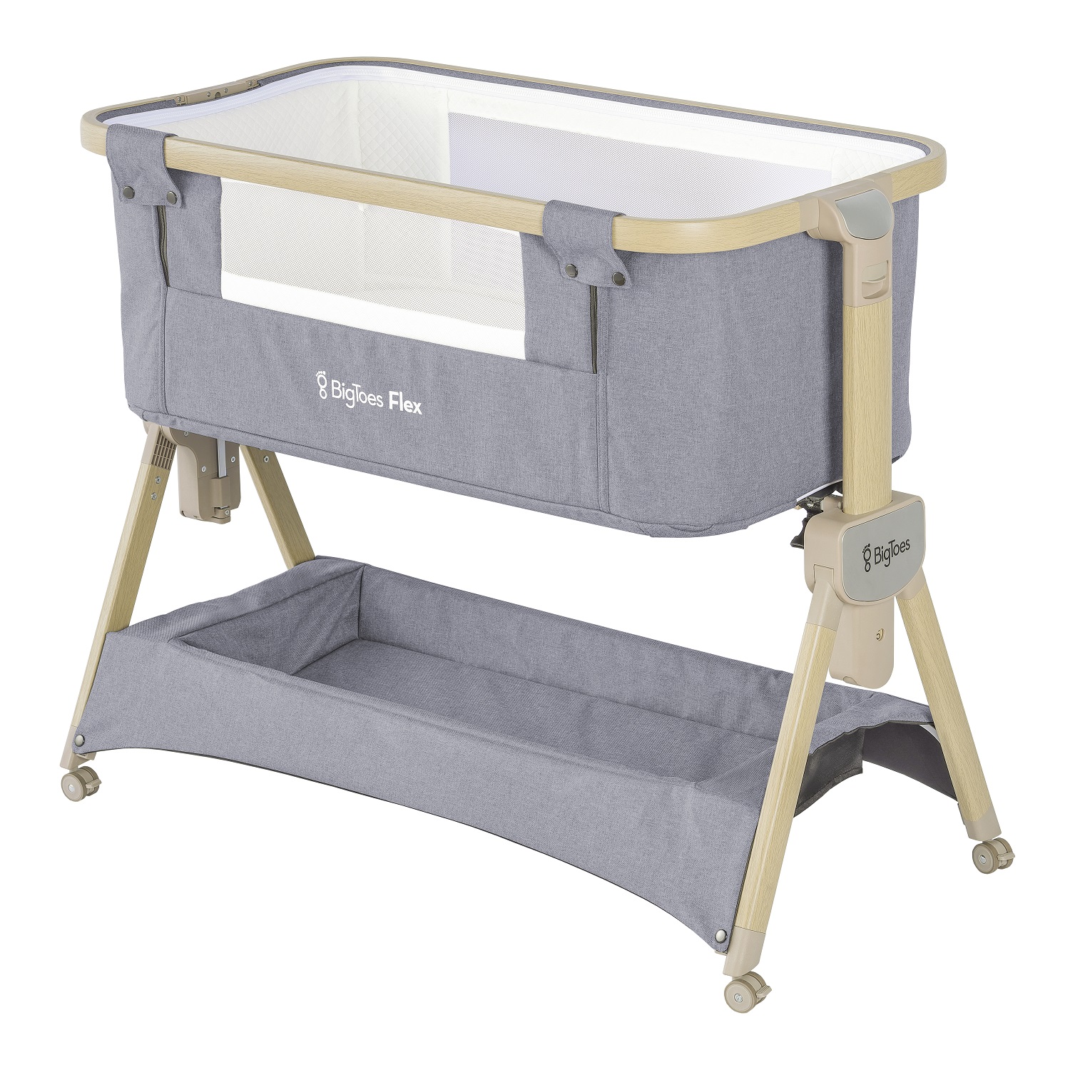 104373-MINICUNA COLECHO PLEGABLE BIGTOES GREY NATURE + COLCHA(2-0)-0