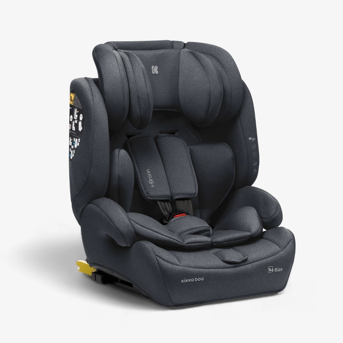 104913-SILLA COCHE 76-150 CM KIKKABOO I-BRONN GRIS(0-0)-0