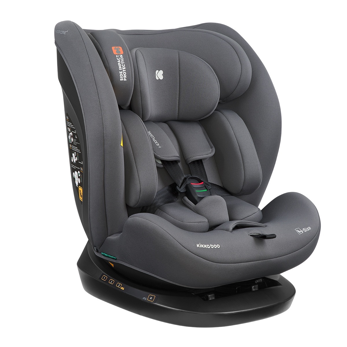 105635-SILLA COCHE I-EXPLORE 2 GRIS 40-150 CM. CINTURONES(0-0)-0