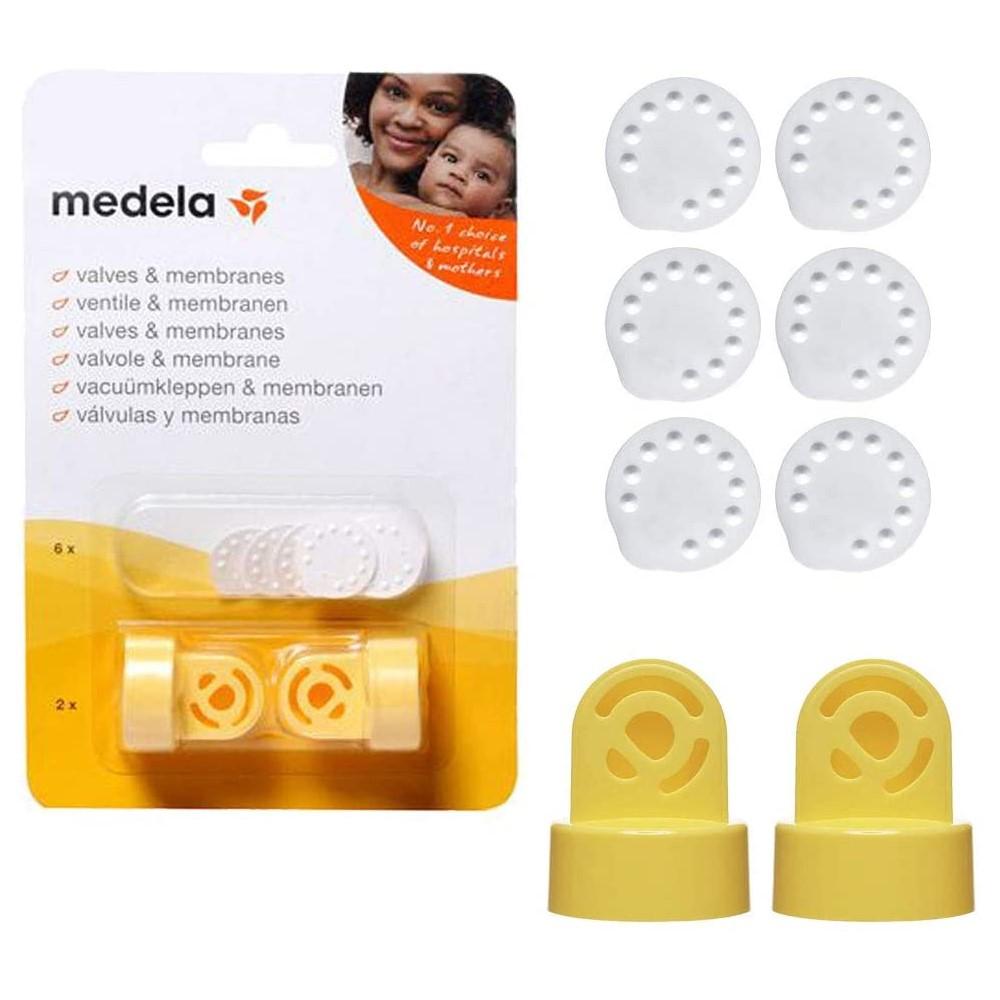 61176-PACK 2 VALVULAS / 6 MEMBRANAS RECAMBIO MEDELA HARMONY(1-0)-0