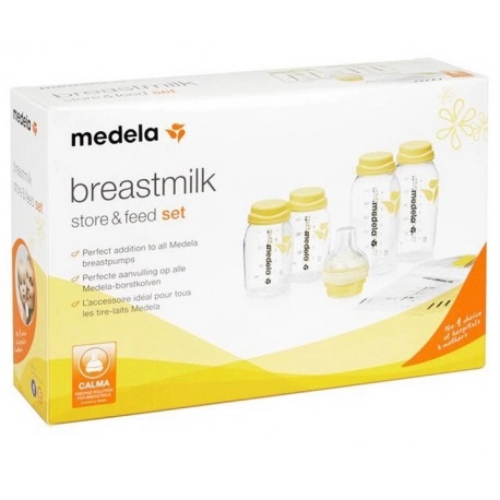 81380-SET BIBERON CALMA + 4 TARRITOS + 5 BOLSAS MEDELA(0-0)-0