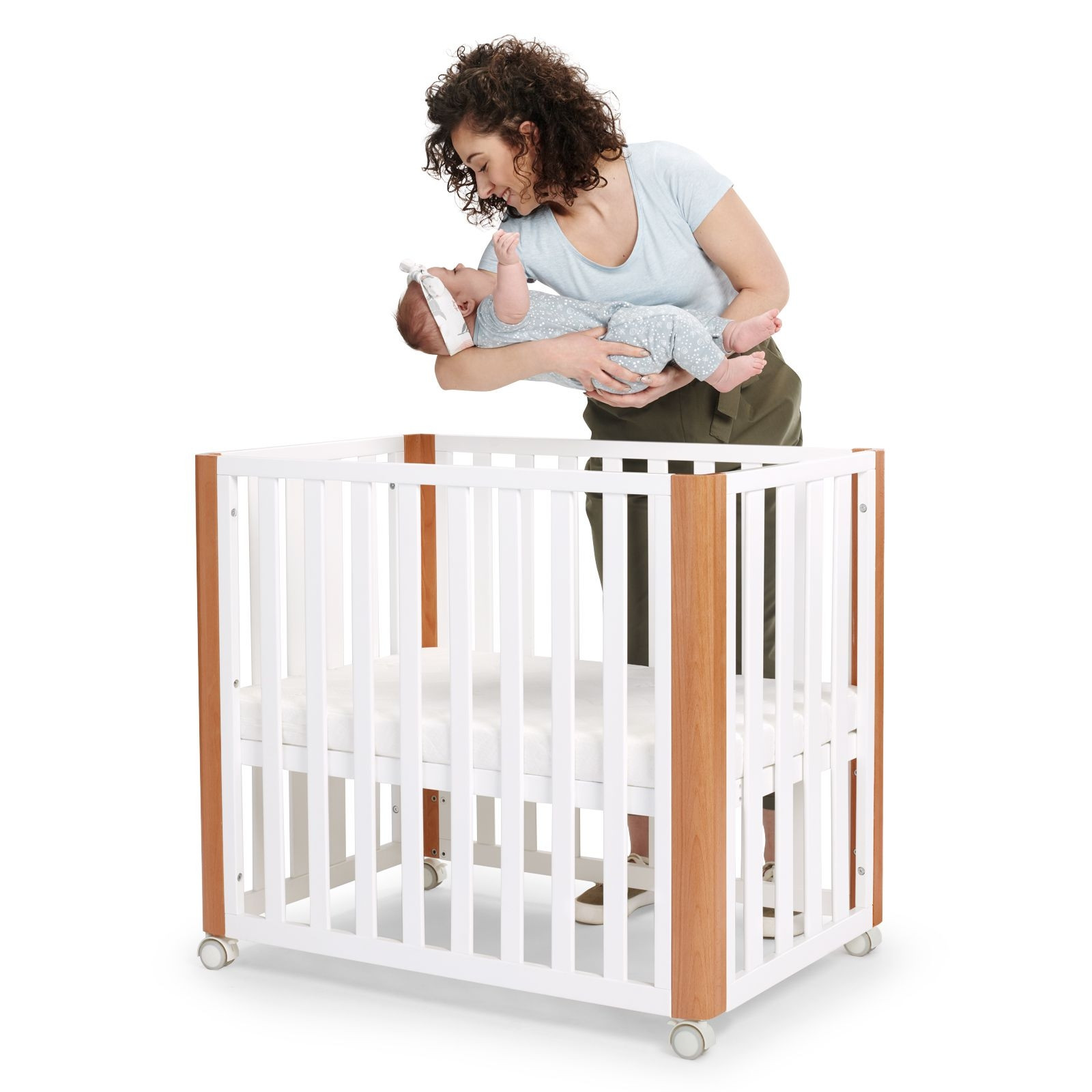 97242-CUNA KOYA KINDERKRAFT + COLCHON MINI 90x60x6(2-0)-3